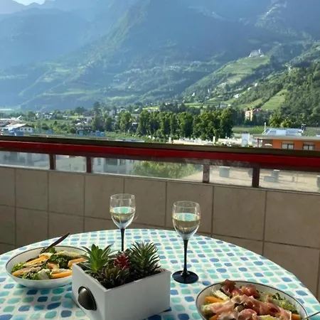 Appartamento Panoramablick Ruhig Gelegen Merano
